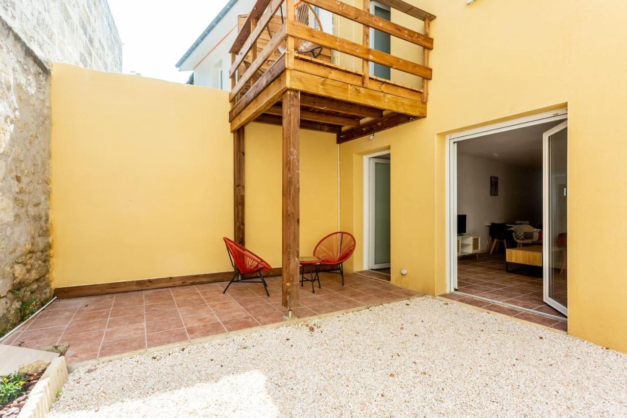 Joli Appartement Avec Jardin / Vieux-Lormont Esterno foto